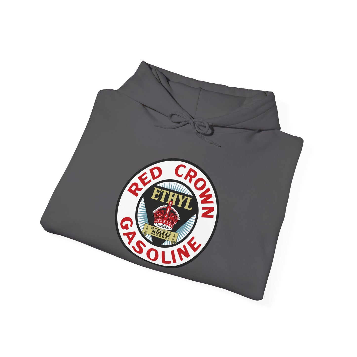 Red Crown Ethyl Hoodie — Vintage Antiknock Petroliana | The Faded Label Co.