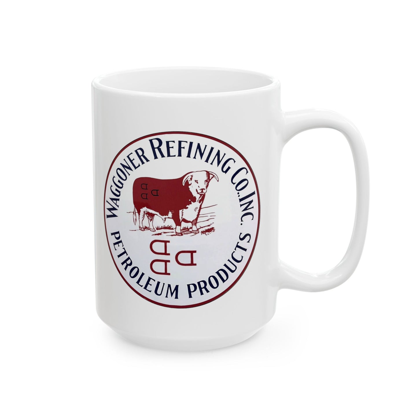 Waggoner Refining Co. Ceramic Mug — Vintage Texas Petroliana Gift | The Faded Label Co.
