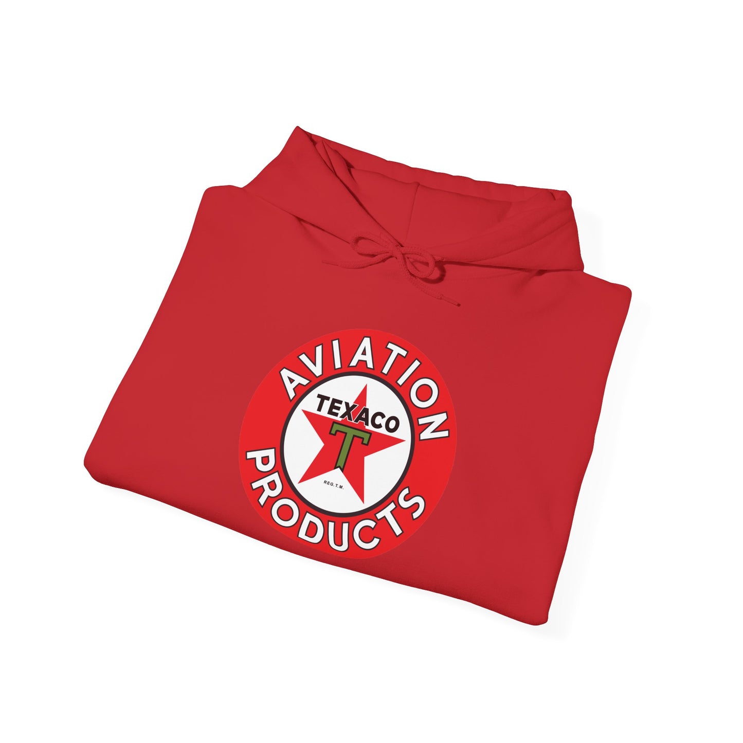 Texaco Aviation Products Hoodie — Vintage Aviation Logo Sweatshirt