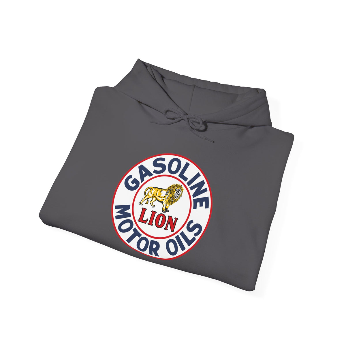 Lion Gasoline Motor Oils Hoodie — Vintage Petroliana | The Faded Label Co.