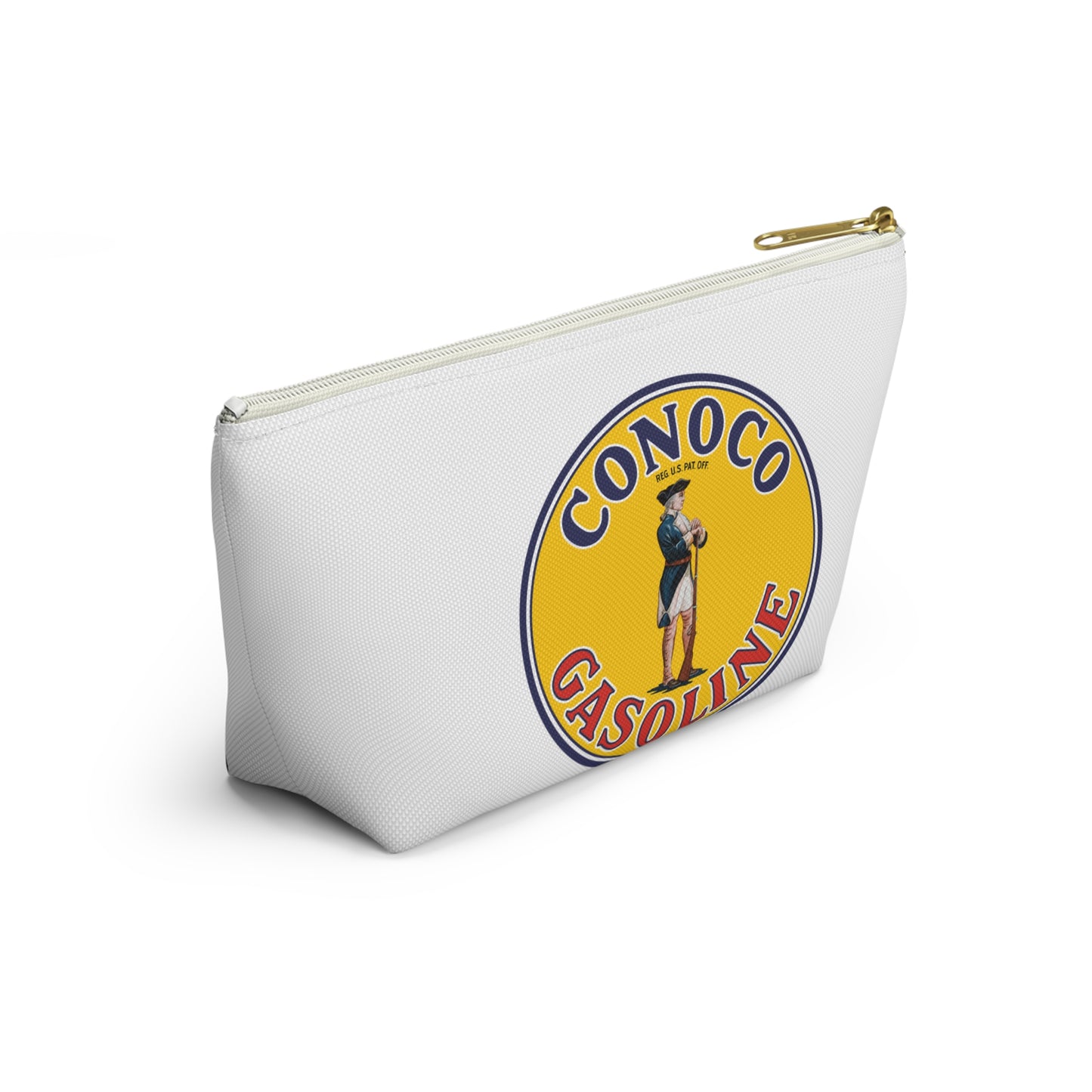 Conoco Minute Man Accessory Pouch — Vintage Petroliana Gift | The Faded Label Co.