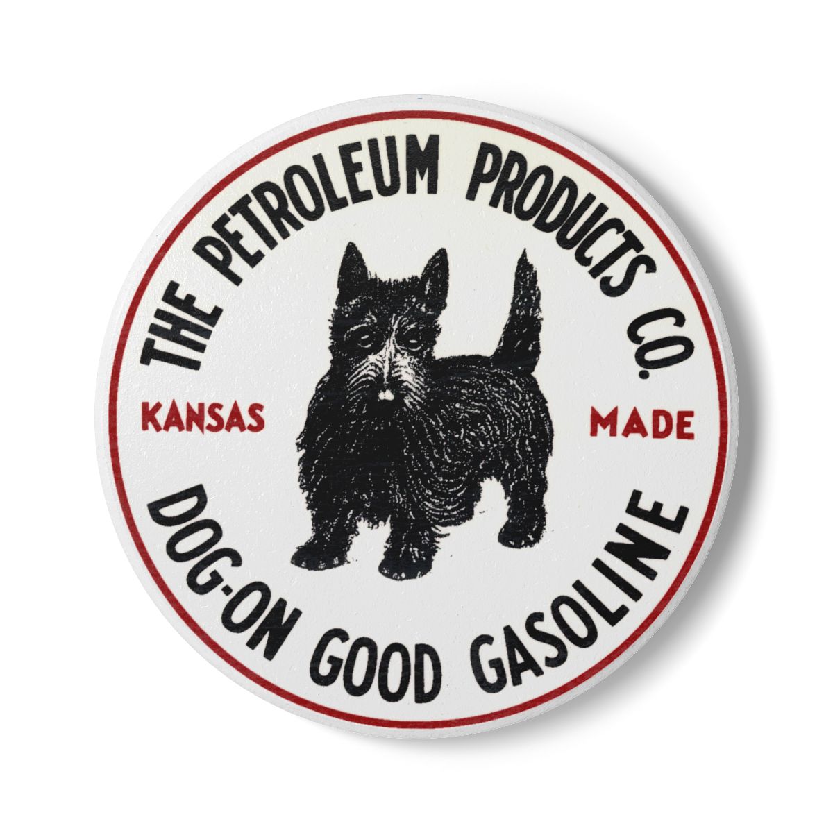 Dog-On Good Gasoline — Vintage Scottie Dog Petroliana Art