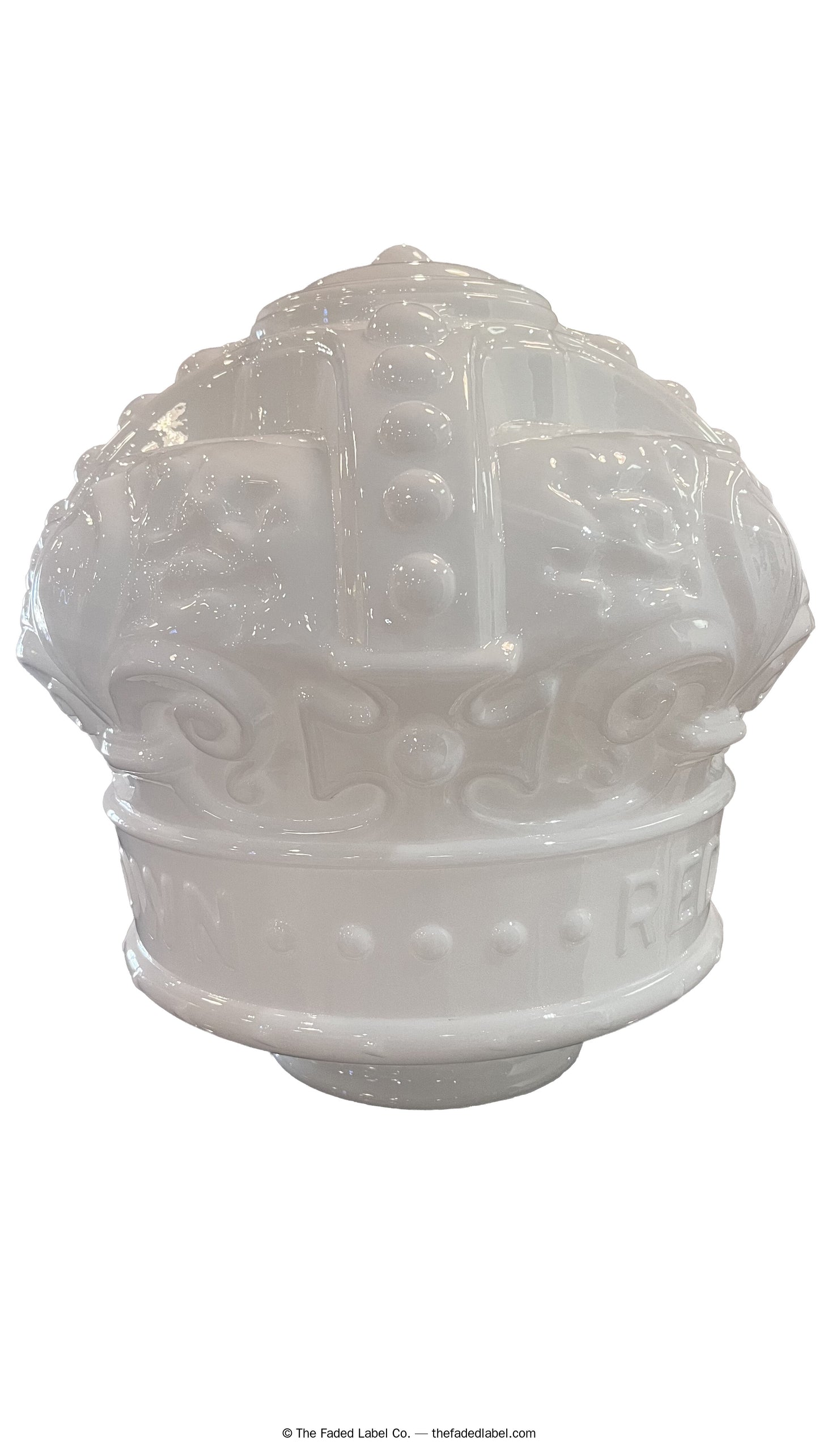Standard Oil Red Crown Gas Globe — Rodefer-Gleason Mold Reproduction | The Faded Label Co.