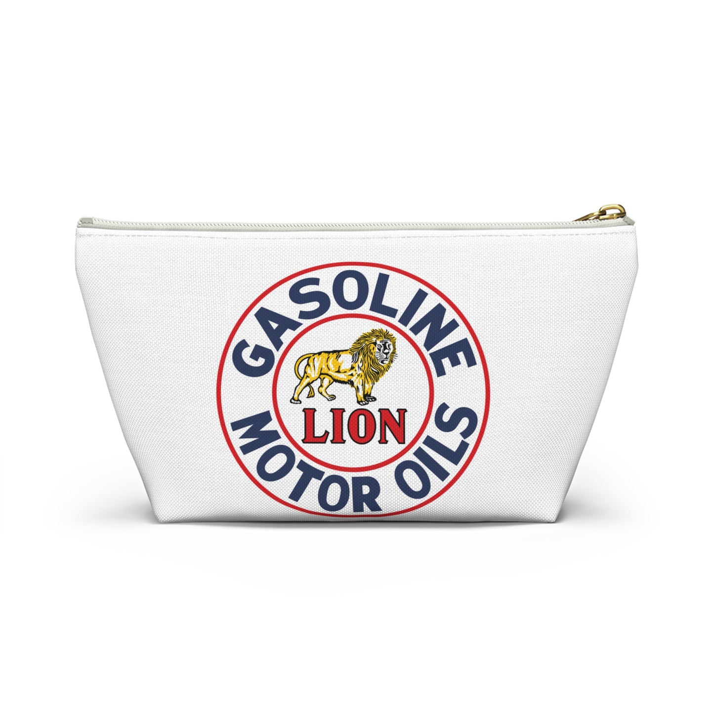 Lion Gasoline Accessory Pouch — Vintage Arkansas Petroliana Gift | The Faded Label Co.