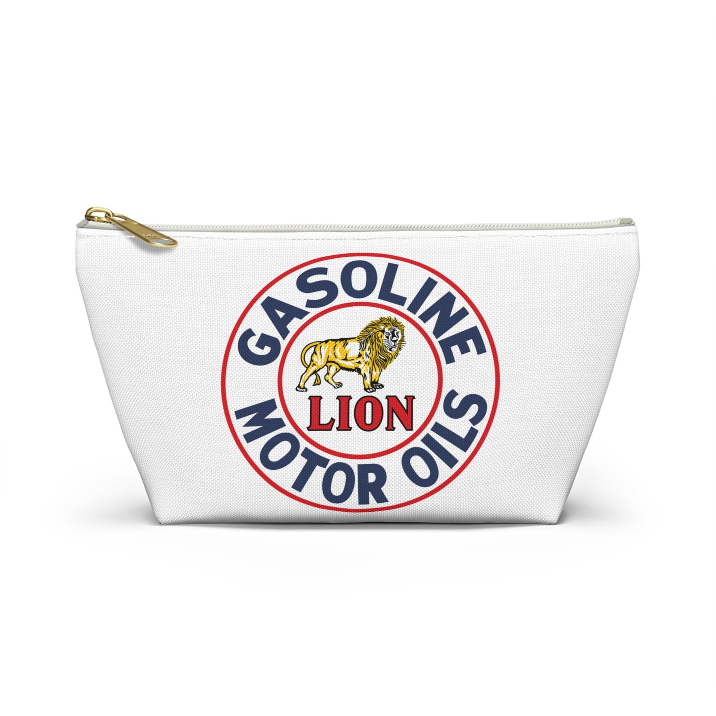 Lion Gasoline Accessory Pouch — Vintage Arkansas Petroliana Gift | The Faded Label Co.