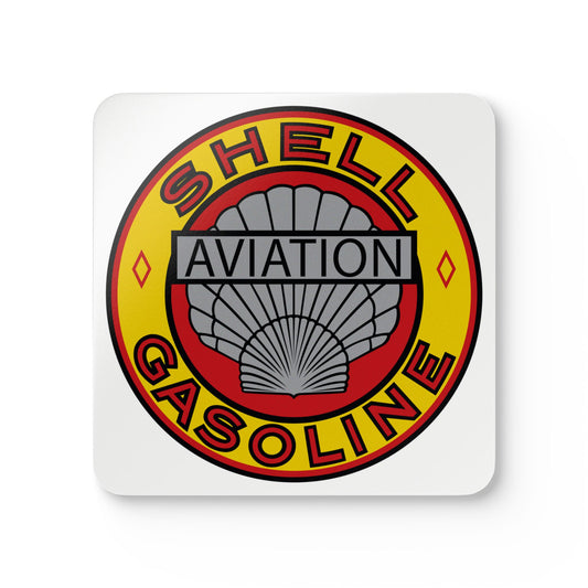 Shell Aviation coaster set — vintage petroliana gift — The Faded Label Co.