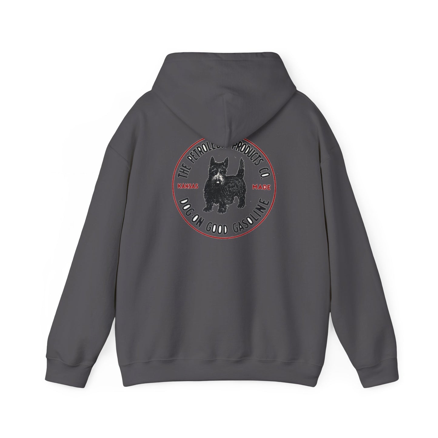 "Dog On Good GasolinScottie Dog Logo Hoodie — e" Vintage-Inspired Sweatshirt