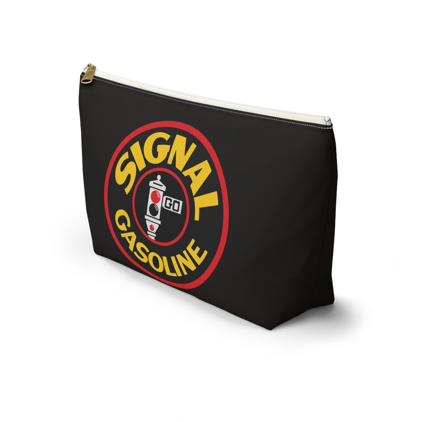 Signal Gasoline Accessory Pouch — Vintage California Petroliana Gift | The Faded Label Co.