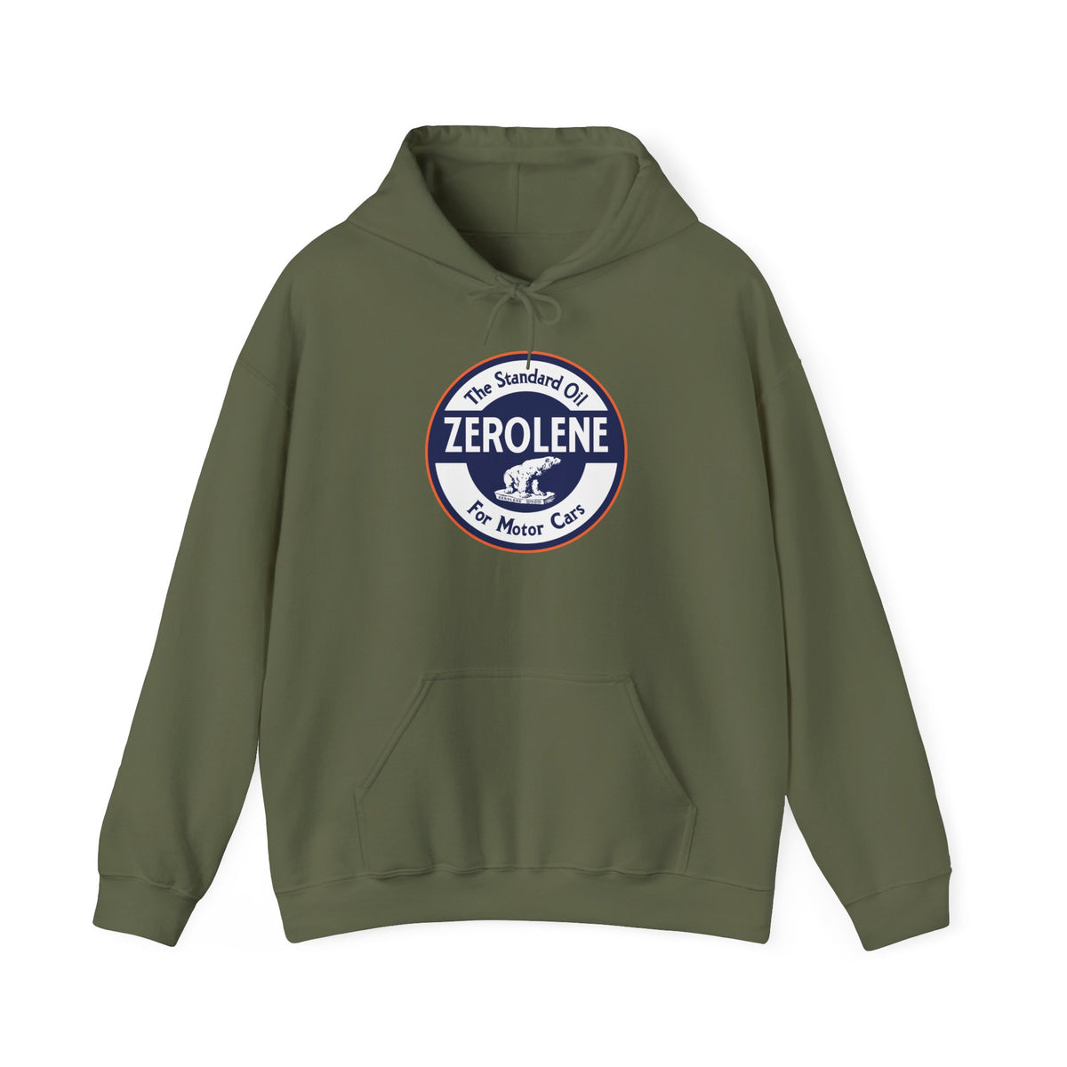 Zerolene Hoodie — Vintage Standard Oil Polar Bear | The Faded Label Co.