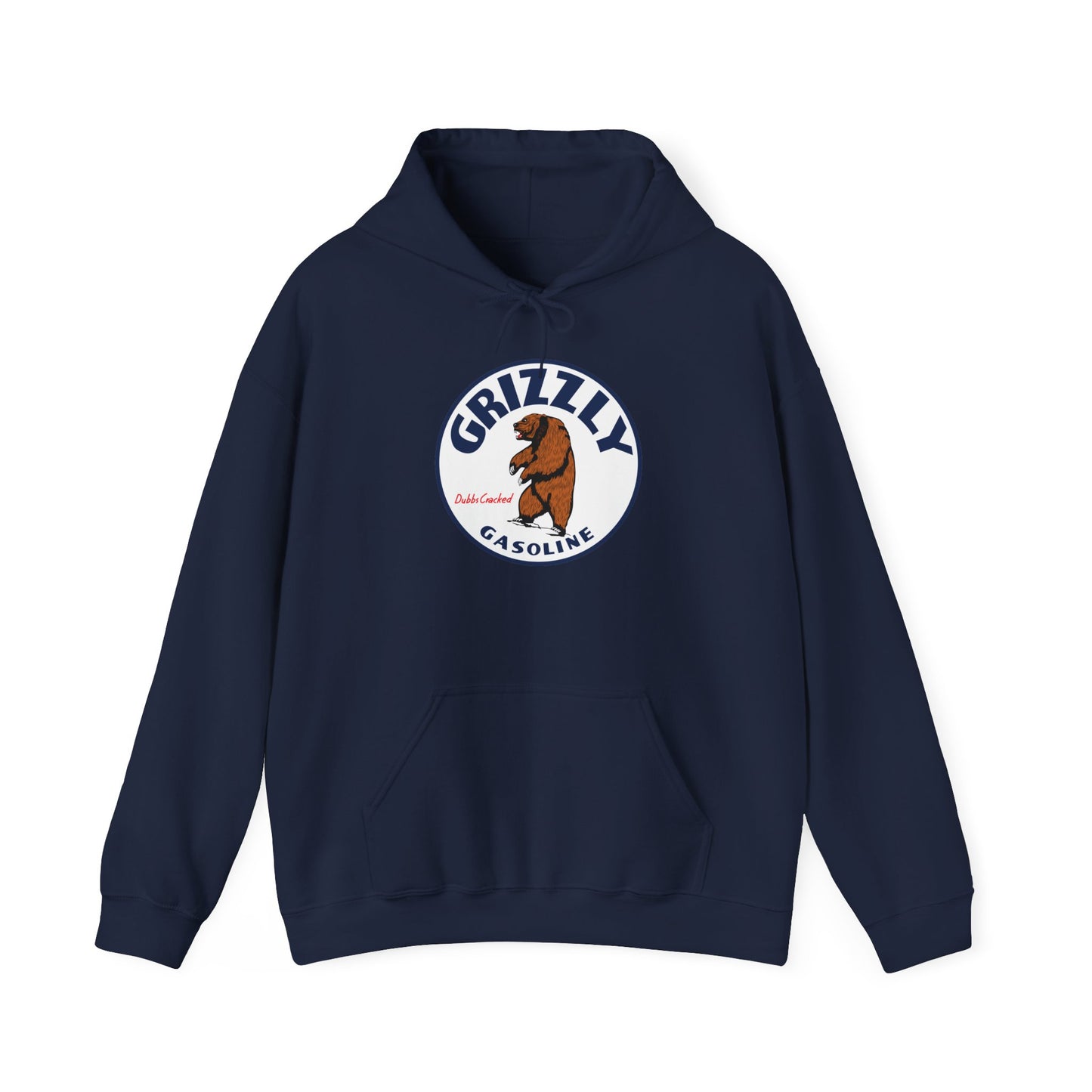 Grizzly Gasoline Logo Hoodie – Retro Bear Graphic Sweatshirt