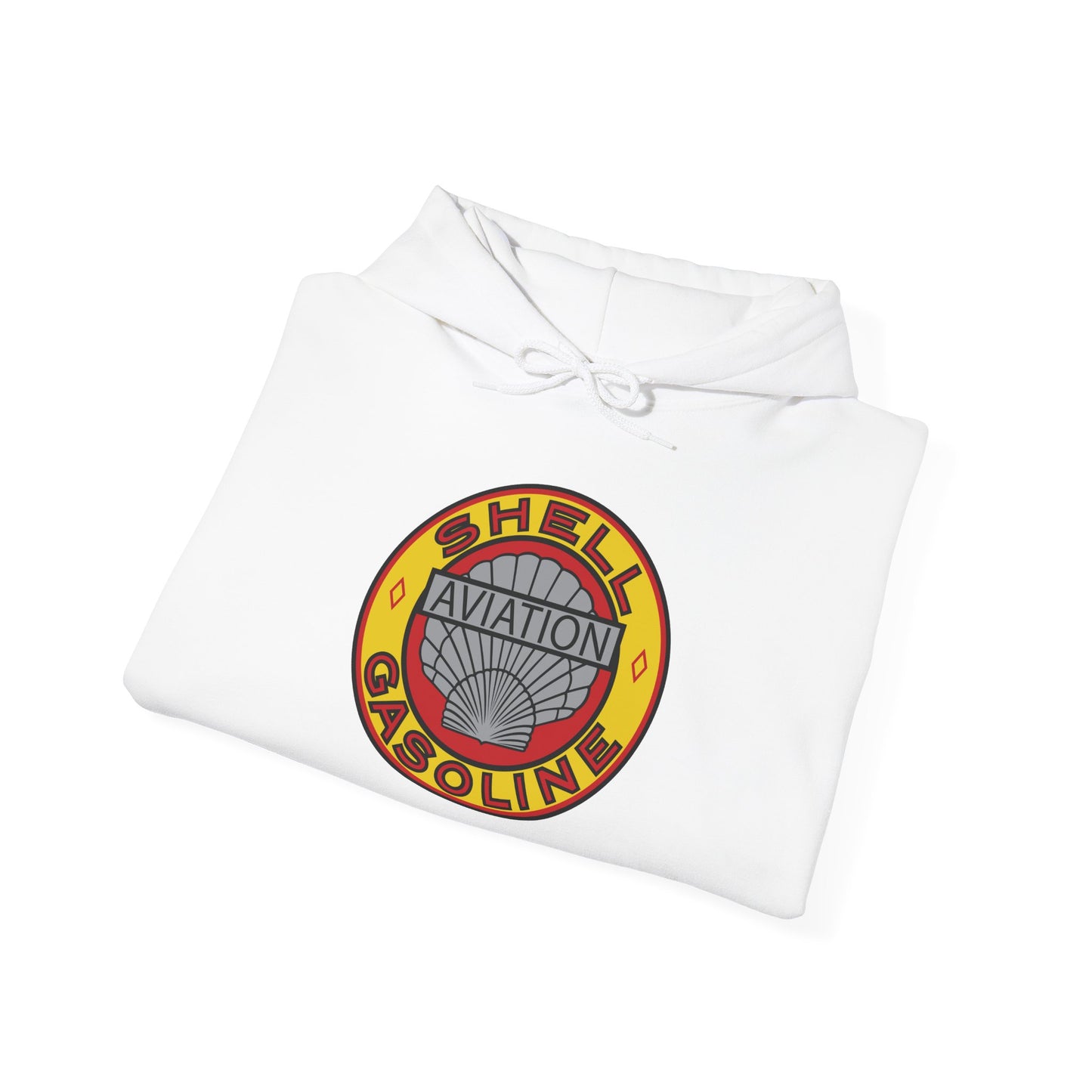 Aviation Shell Gasoline Vintage Logo Hoodie