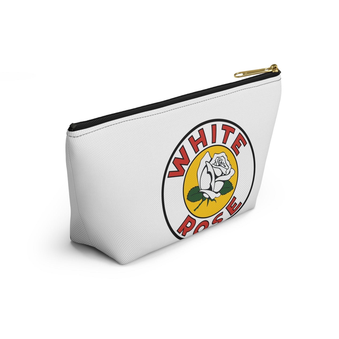 White Rose Gasoline Accessory Pouch — Vintage Canadian Petroliana Gift | The Faded Label Co.