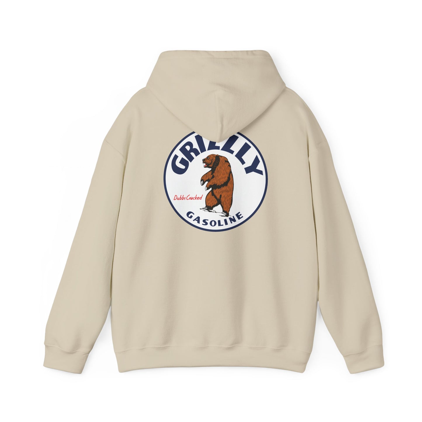 Grizzly Gasoline Logo Hoodie – Retro Bear Graphic Sweatshirt