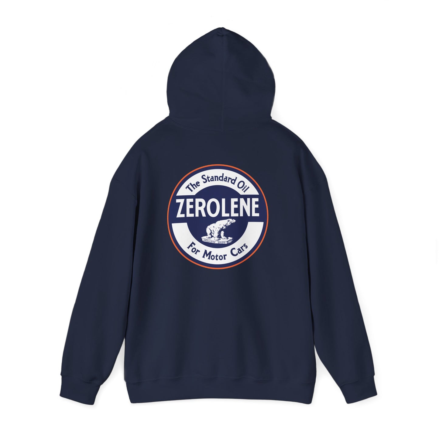 Zerolene Vintage Logo Hoodie — Retro Motor Oil Graphic Sweatshirt