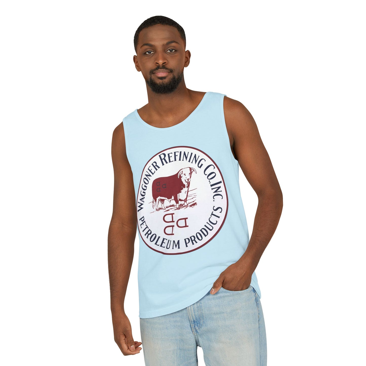 Waggoner Refining Co. Unisex Tank Top — Vintage Texas Petroliana Gift | The Faded Label Co.