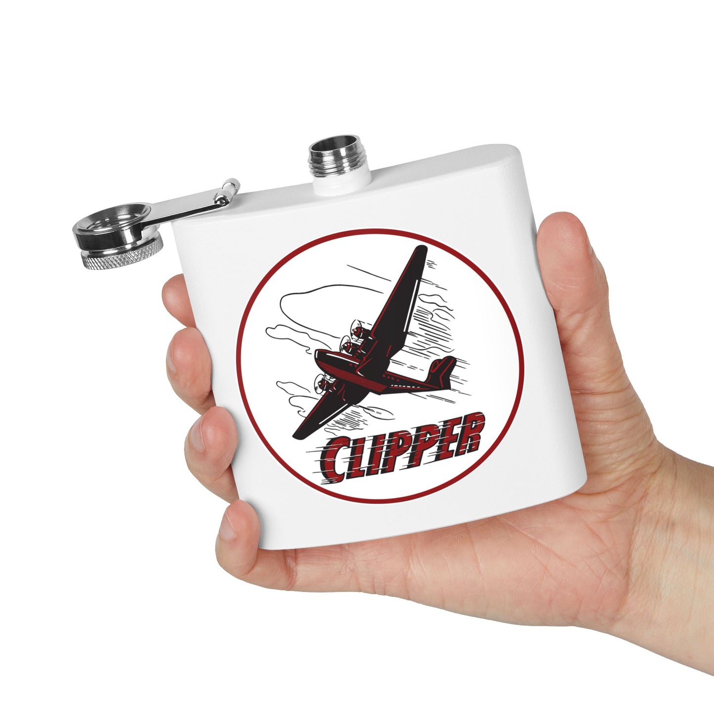Clipper Petroleum Flask — Vintage Petroliana Gift | The Faded Label Co.