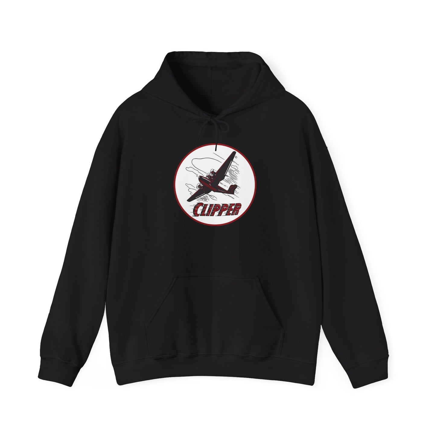 Aviation Clipper Hoodie – Vintage Plane Graphic Pullover