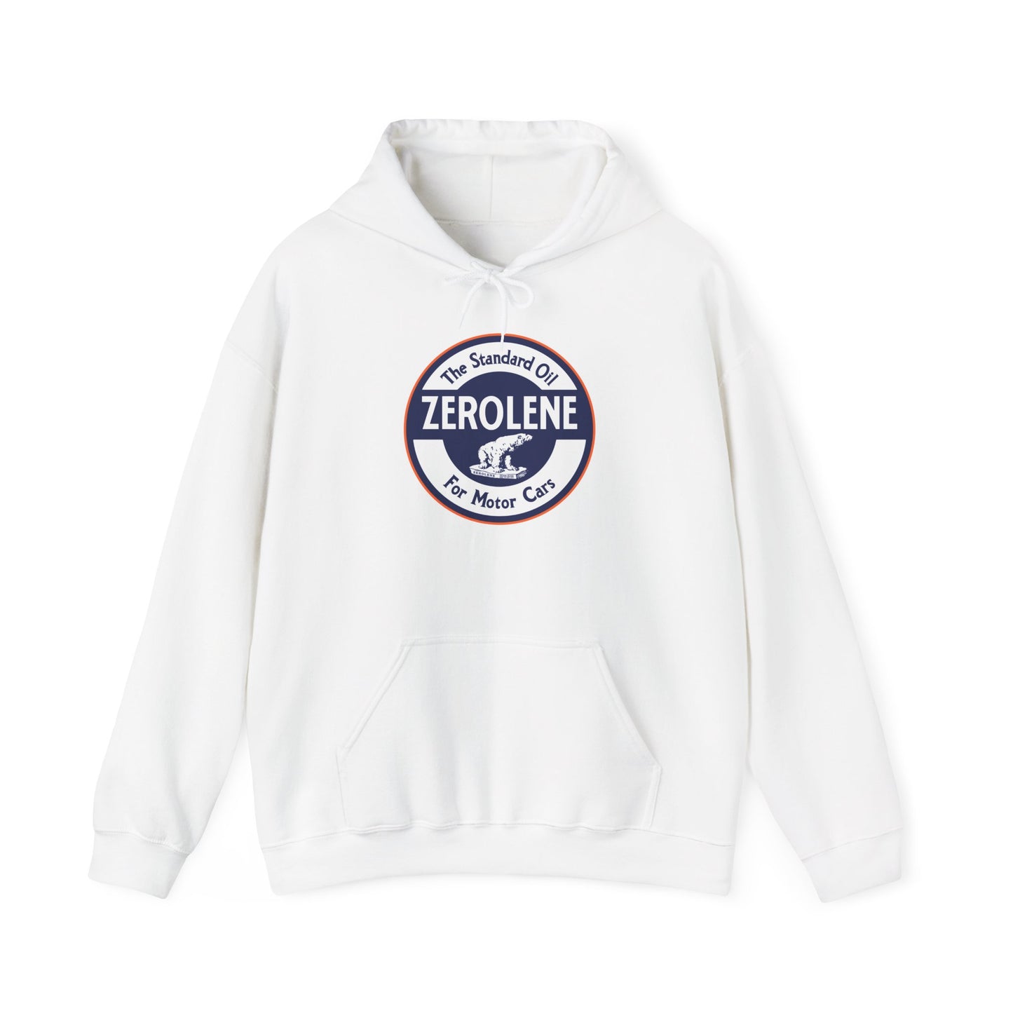 Zerolene Vintage Logo Hoodie — Retro Motor Oil Graphic Sweatshirt