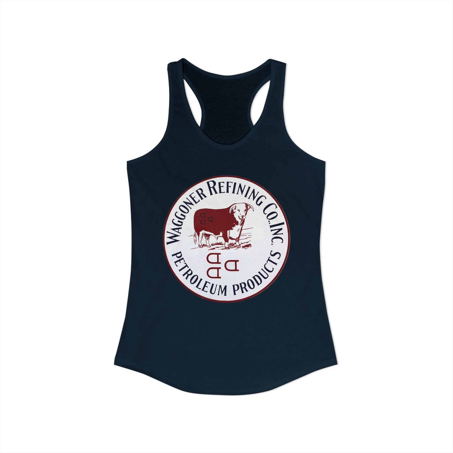 Waggoner Refining Co. Racerback Tank — Vintage Texas Petroliana Gift | The Faded Label Co.