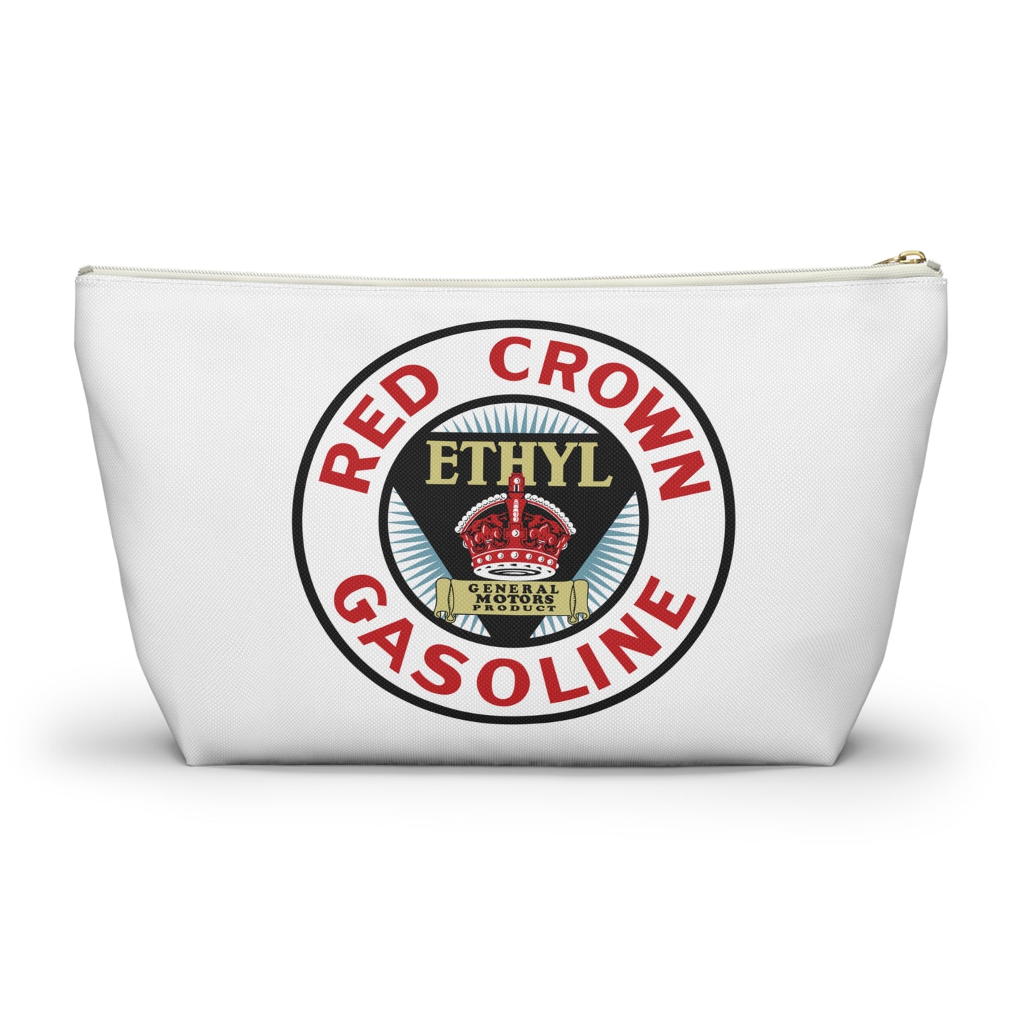 Red Crown Ethyl Accessory Pouch — Vintage Standard Oil Petroliana Gift | The Faded Label Co.