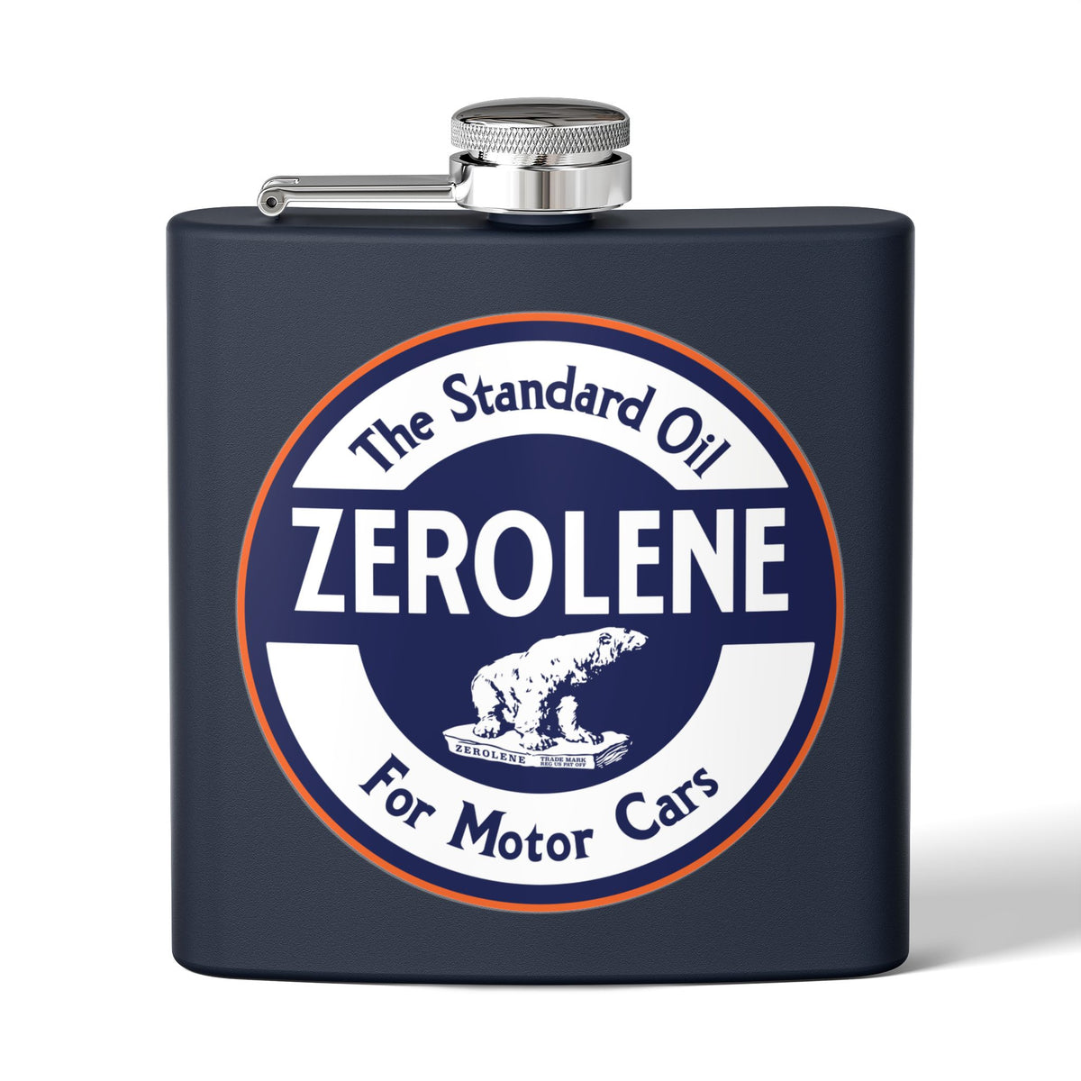 Zerolene Flask — Vintage Standard Oil Petroliana Gift | The Faded Label Co.