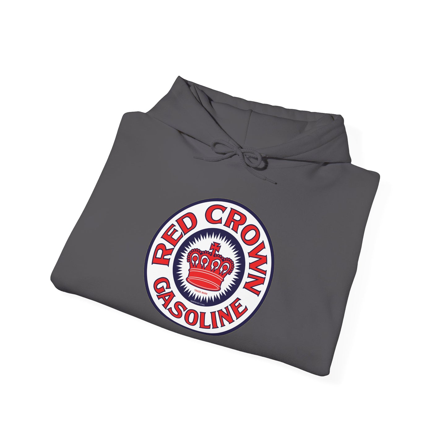 Red Crown Gasoline Hoodie — Vintage Standard Oil Petroliana | The Faded Label Co.