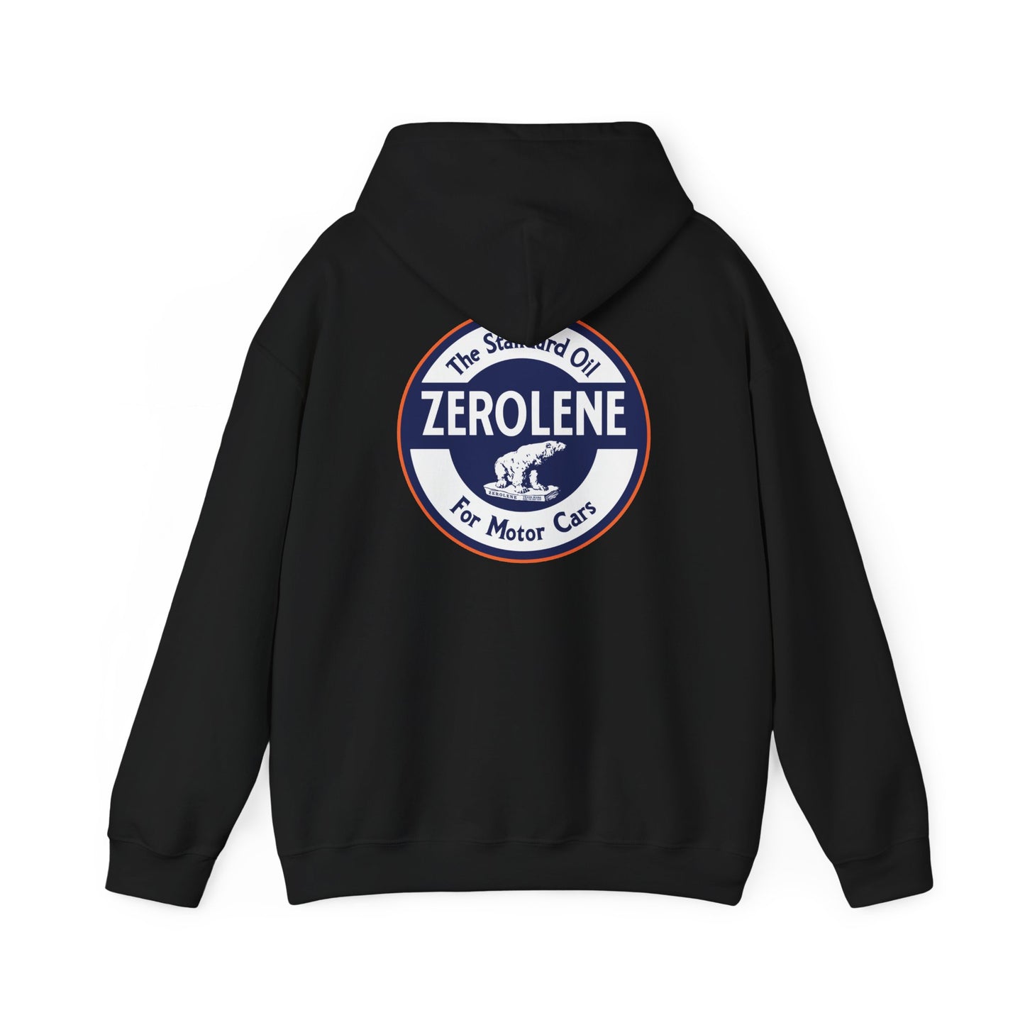 Zerolene Vintage Logo Hoodie — Retro Motor Oil Graphic Sweatshirt