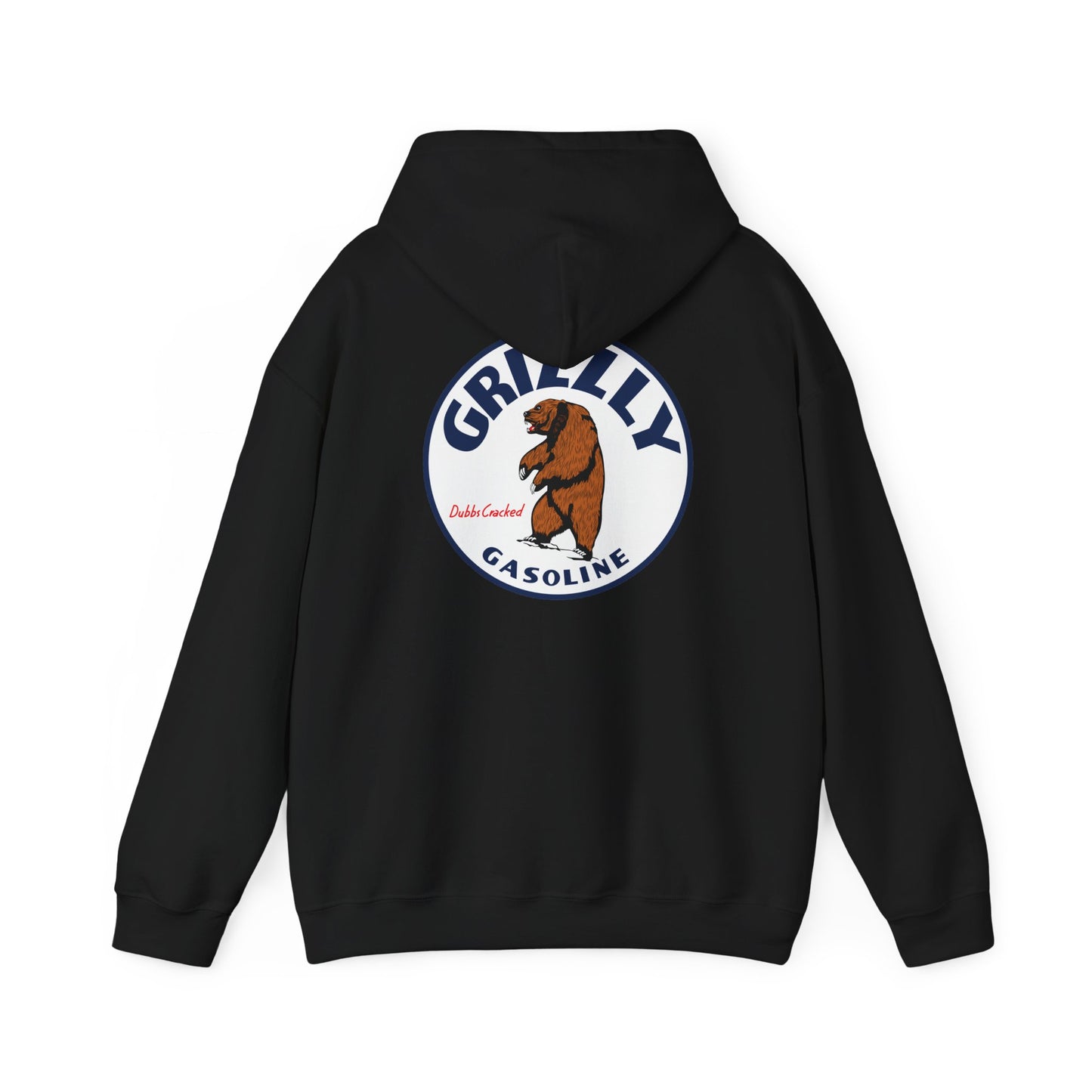 Grizzly Gasoline Logo Hoodie – Retro Bear Graphic Sweatshirt