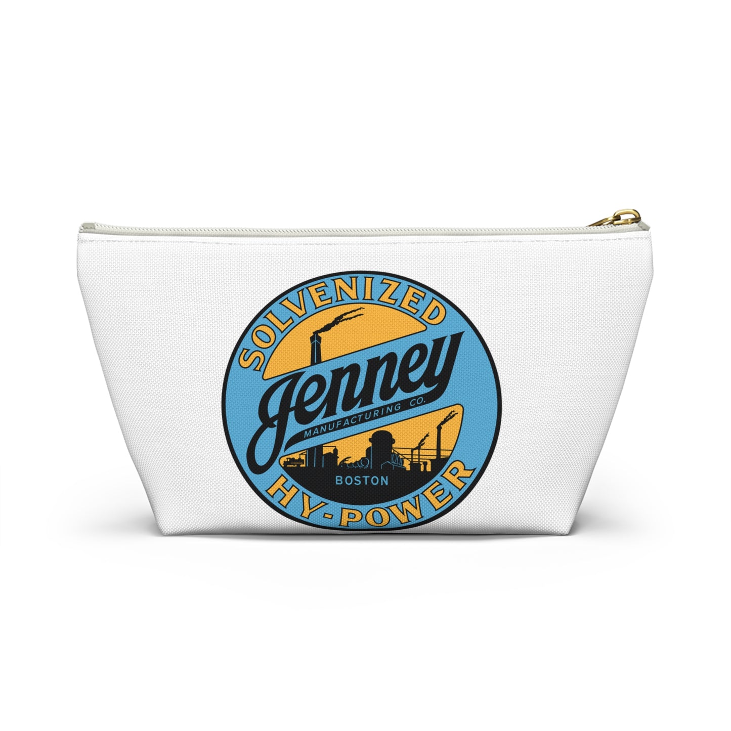 Jenney Gasoline Accessory Pouch — Vintage New England Petroliana Gift | The Faded Label Co.