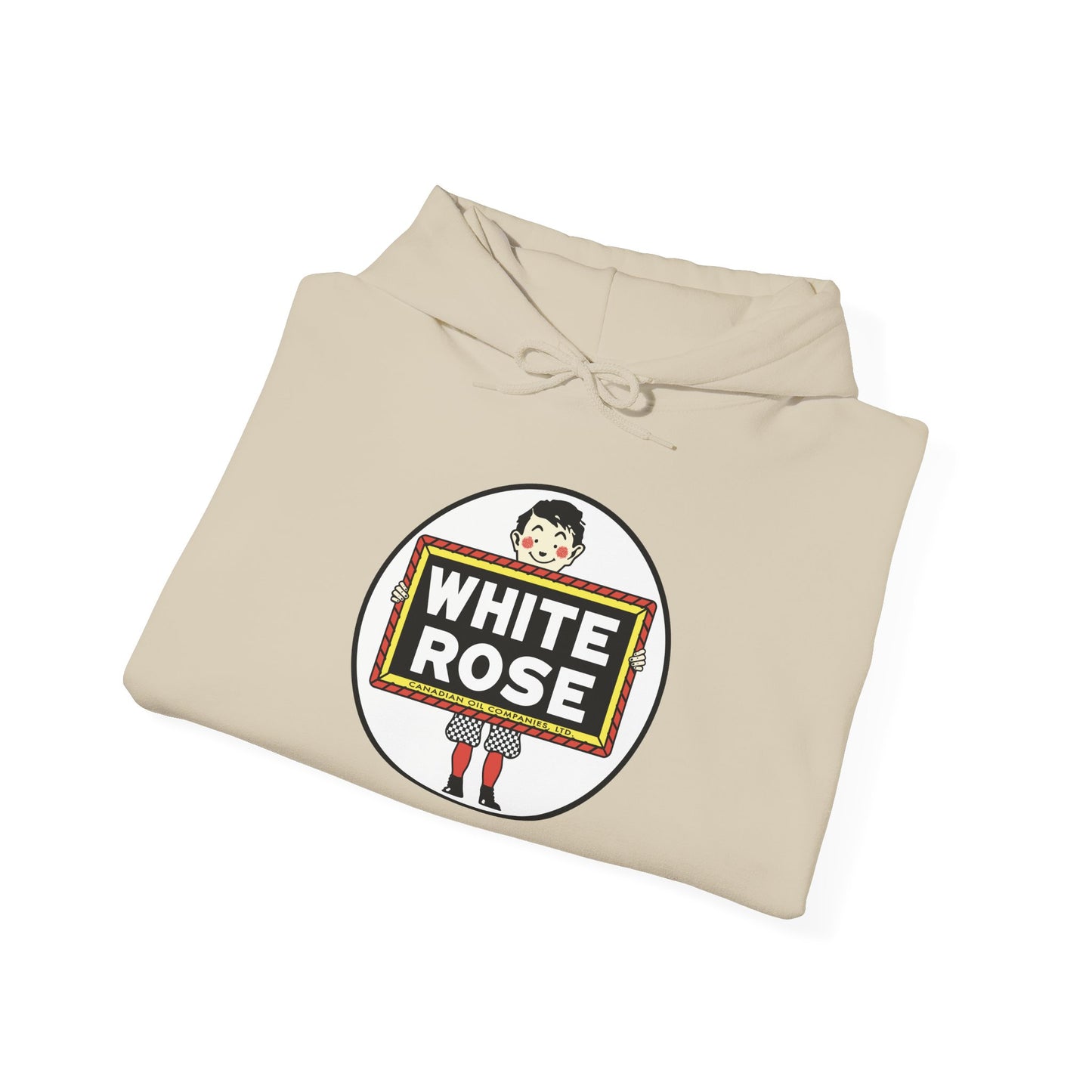 White Rose Logo Hoodie — Vintage Protest Graphic Sweatshirt little boy slate