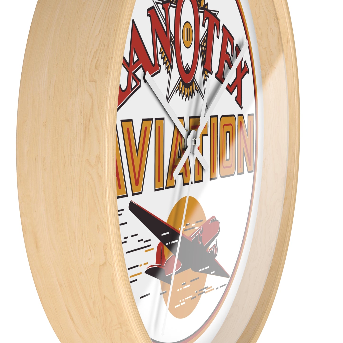 Kanotex Aviation Wall Clock — Vintage Petroliana Gift | The Faded Label Co.