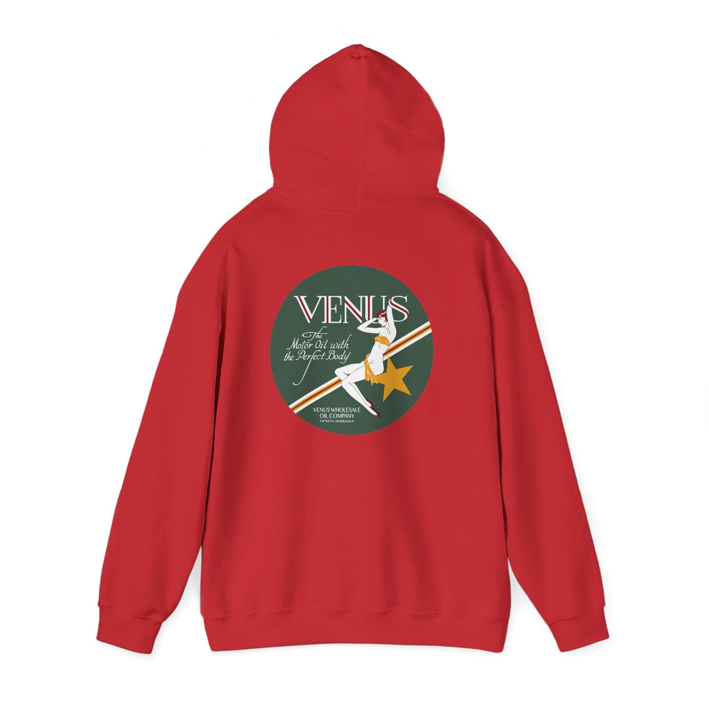 Venus Retro Rocket Hoodie — Vintage Space Pinup Graphic Sweatshirt