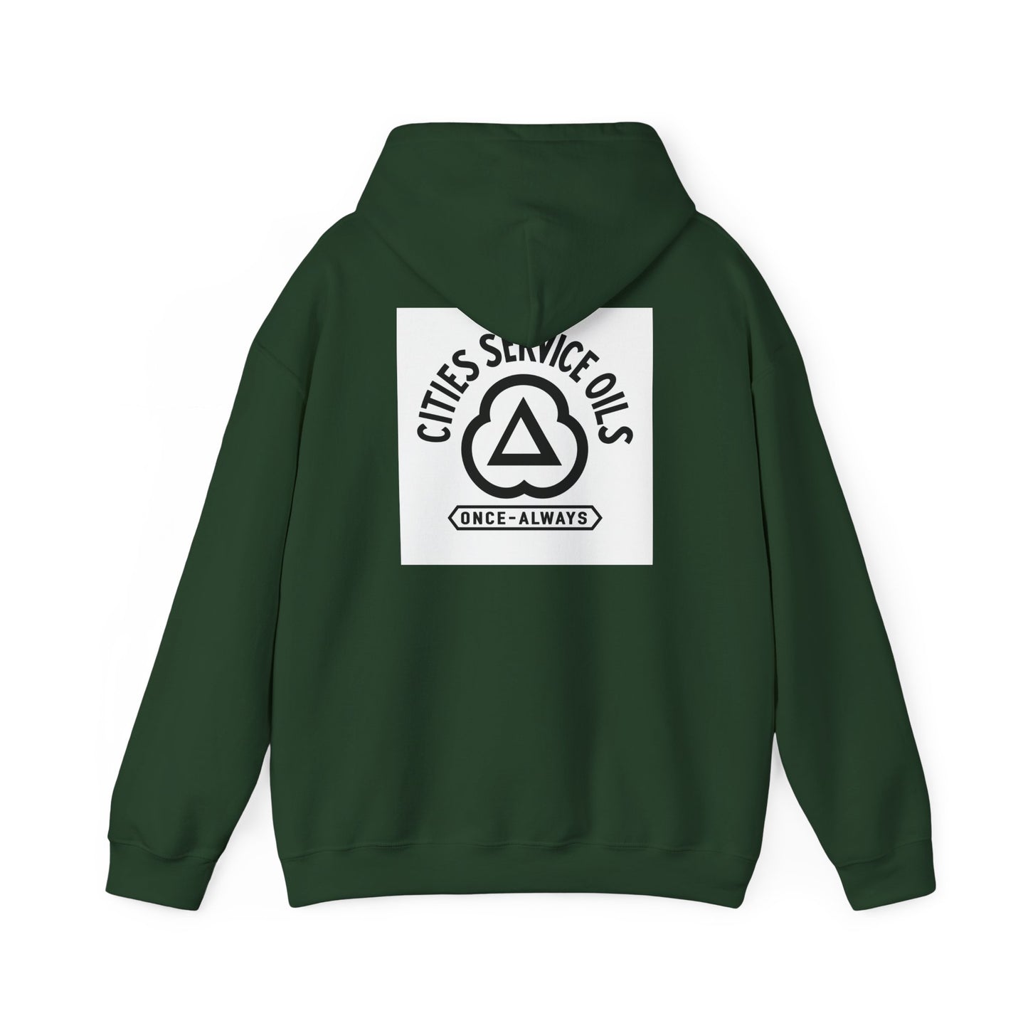 Cities Service Oils Logo Hoodie — 'Once & Always' Retro Gasoline Streetwear