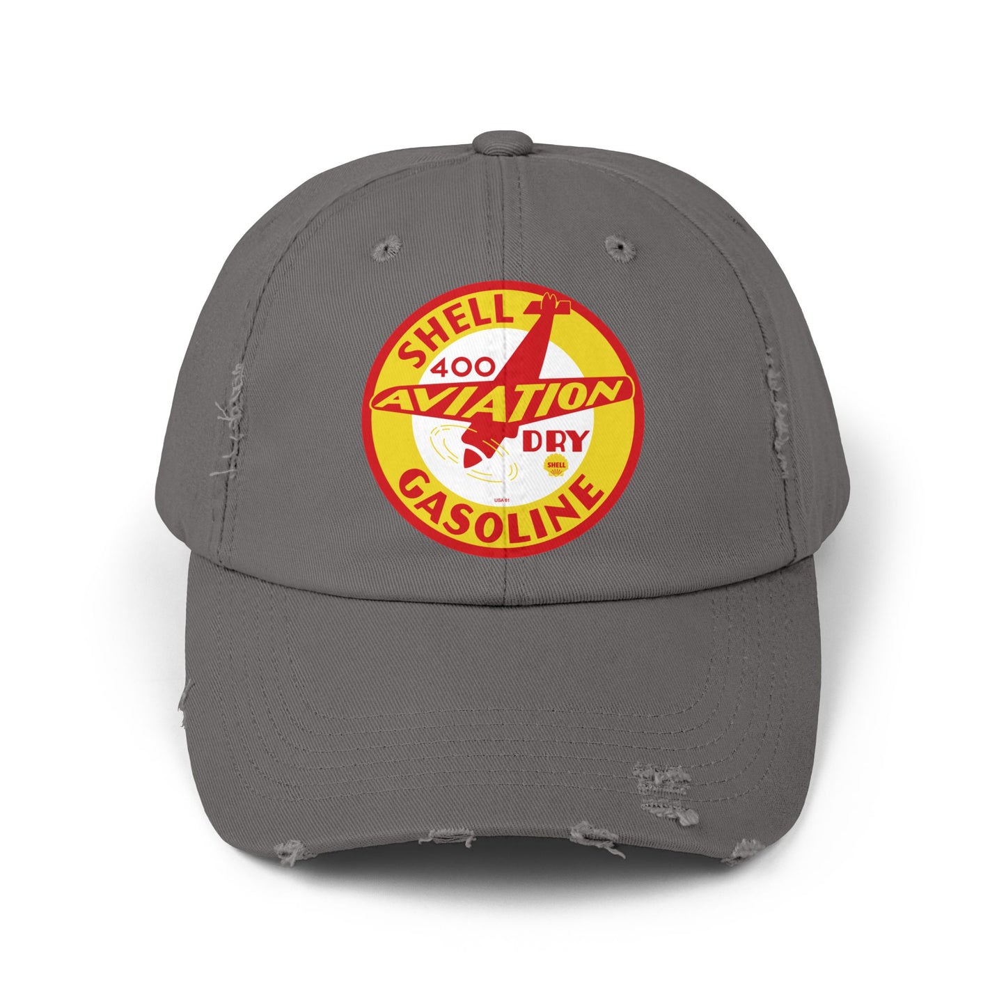 Shell aviation 400 Gasoline Aviation Patch Cap – Vintage Shell 400 Distressed Hat