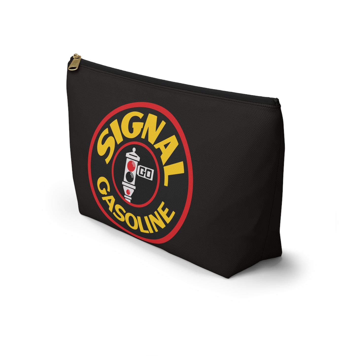 Signal Gasoline Accessory Pouch — Vintage California Petroliana Gift | The Faded Label Co.