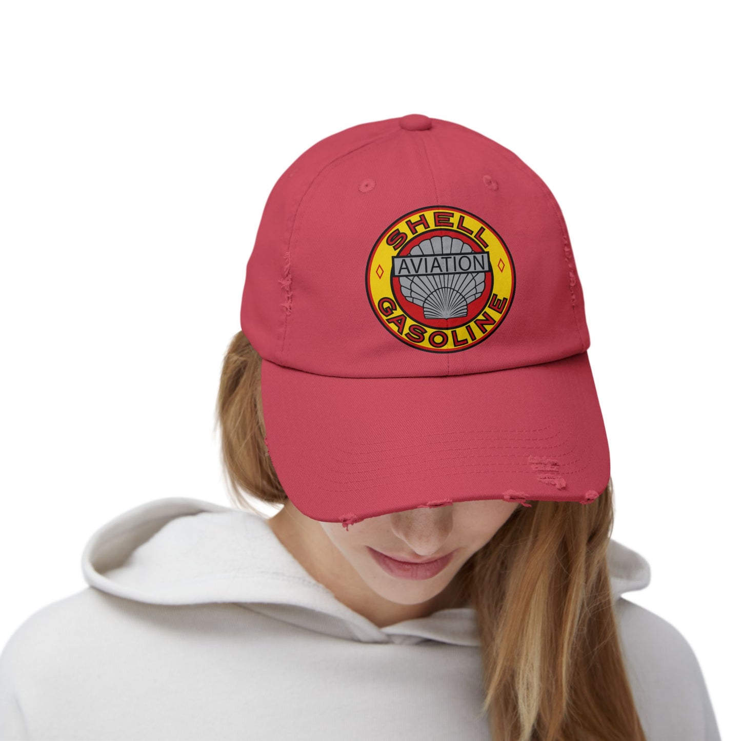 Shell Aviation Cap — Vintage Retro Fuel Logo Hat