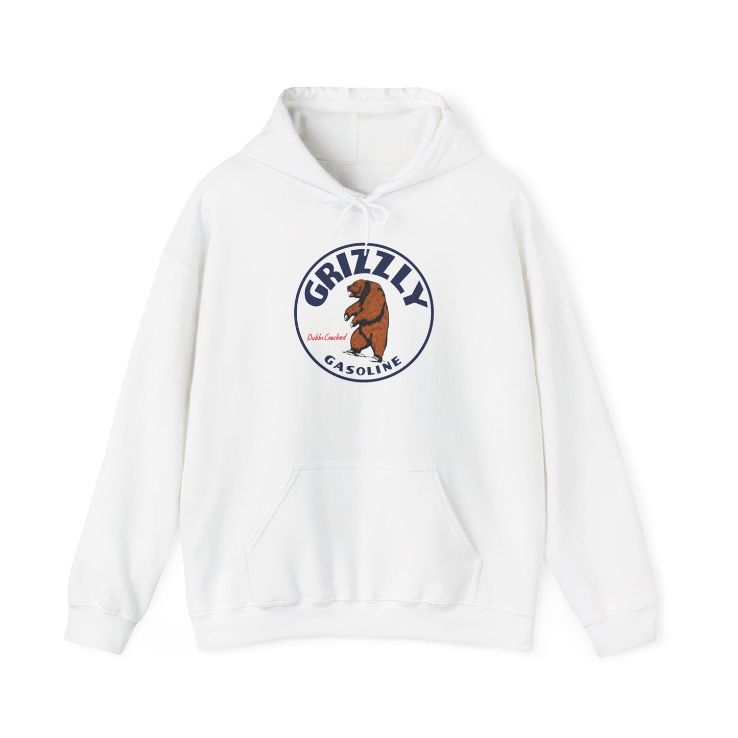 Grizzly Gasoline Logo Hoodie – Retro Bear Graphic Sweatshirt