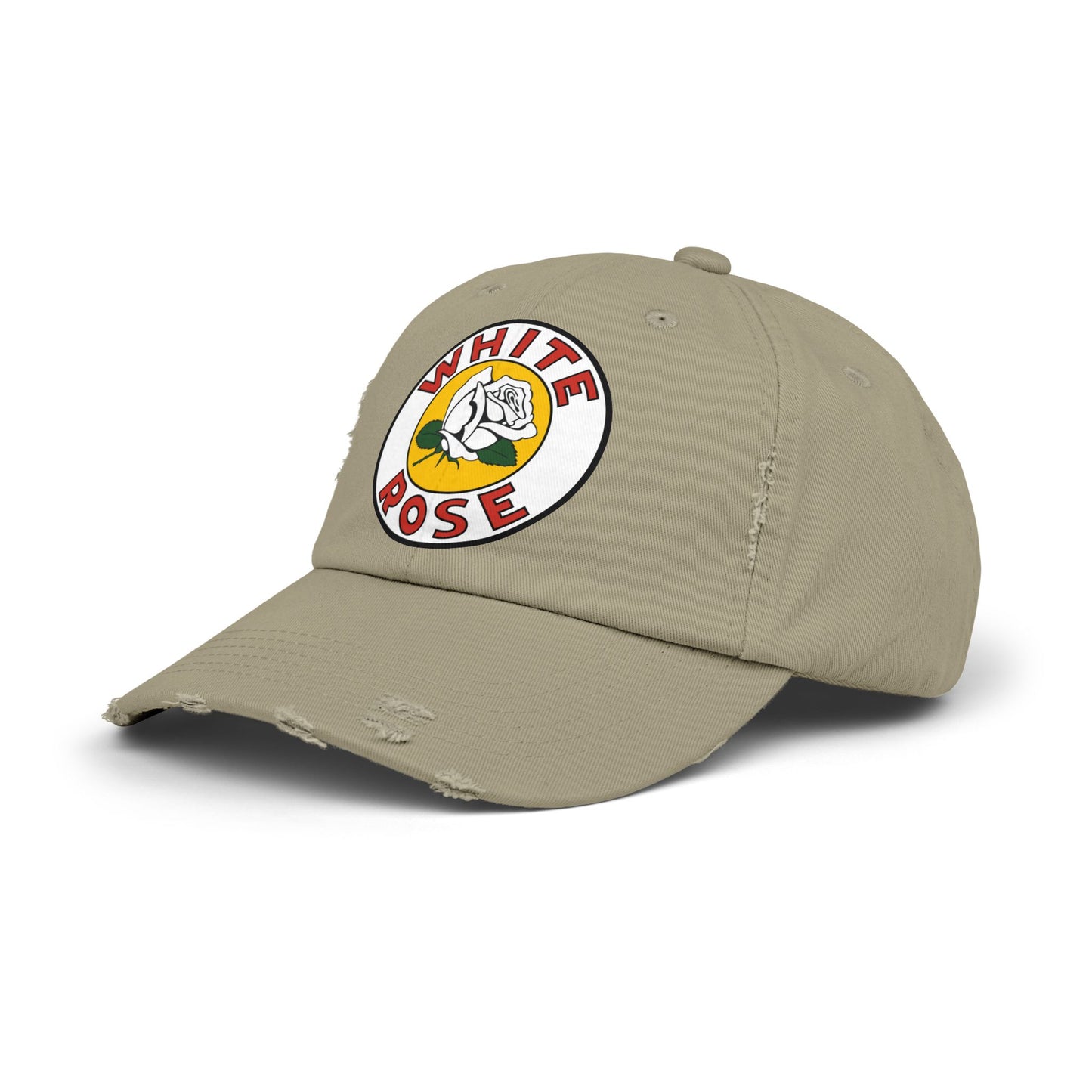 White Rose gasoline  Vintage Distressed Cap