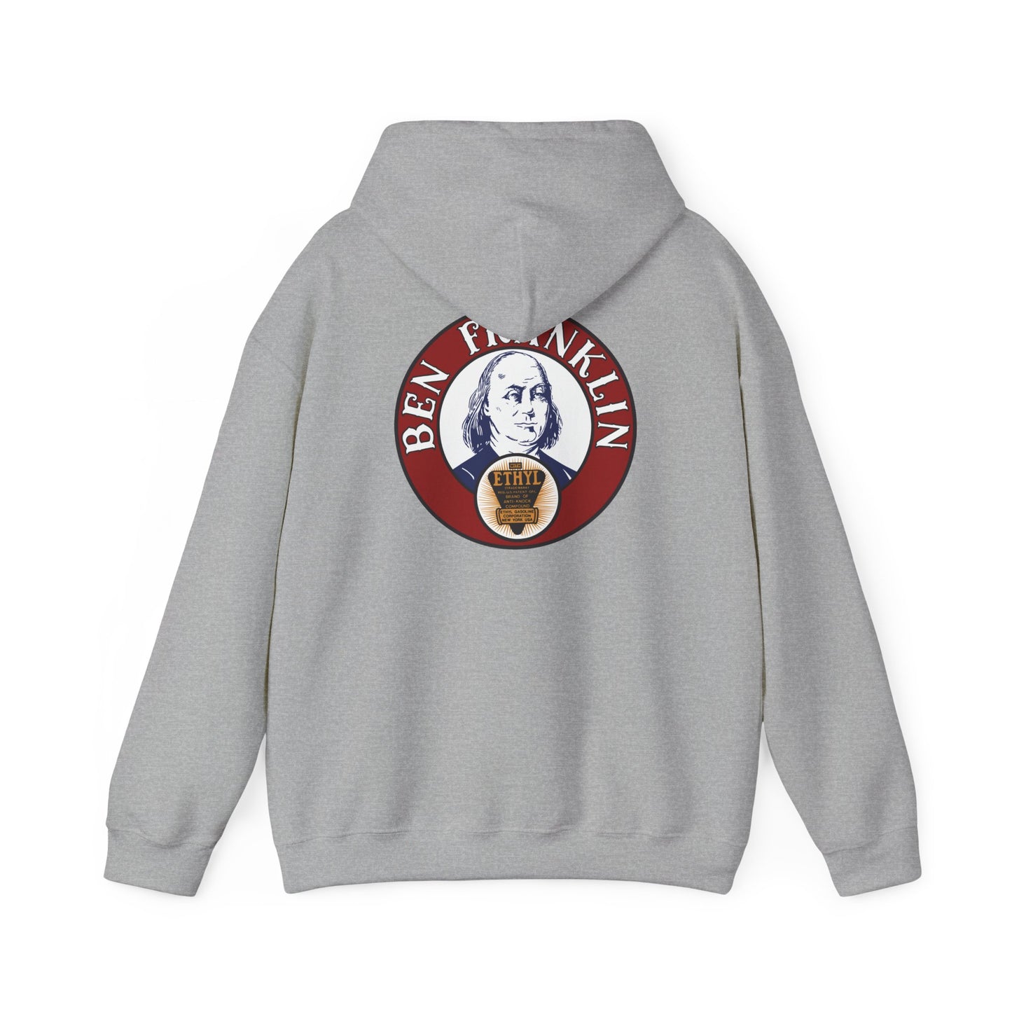 Ben Franklin ethyl Hoodie — Vintage Patriotic Americana Pullover