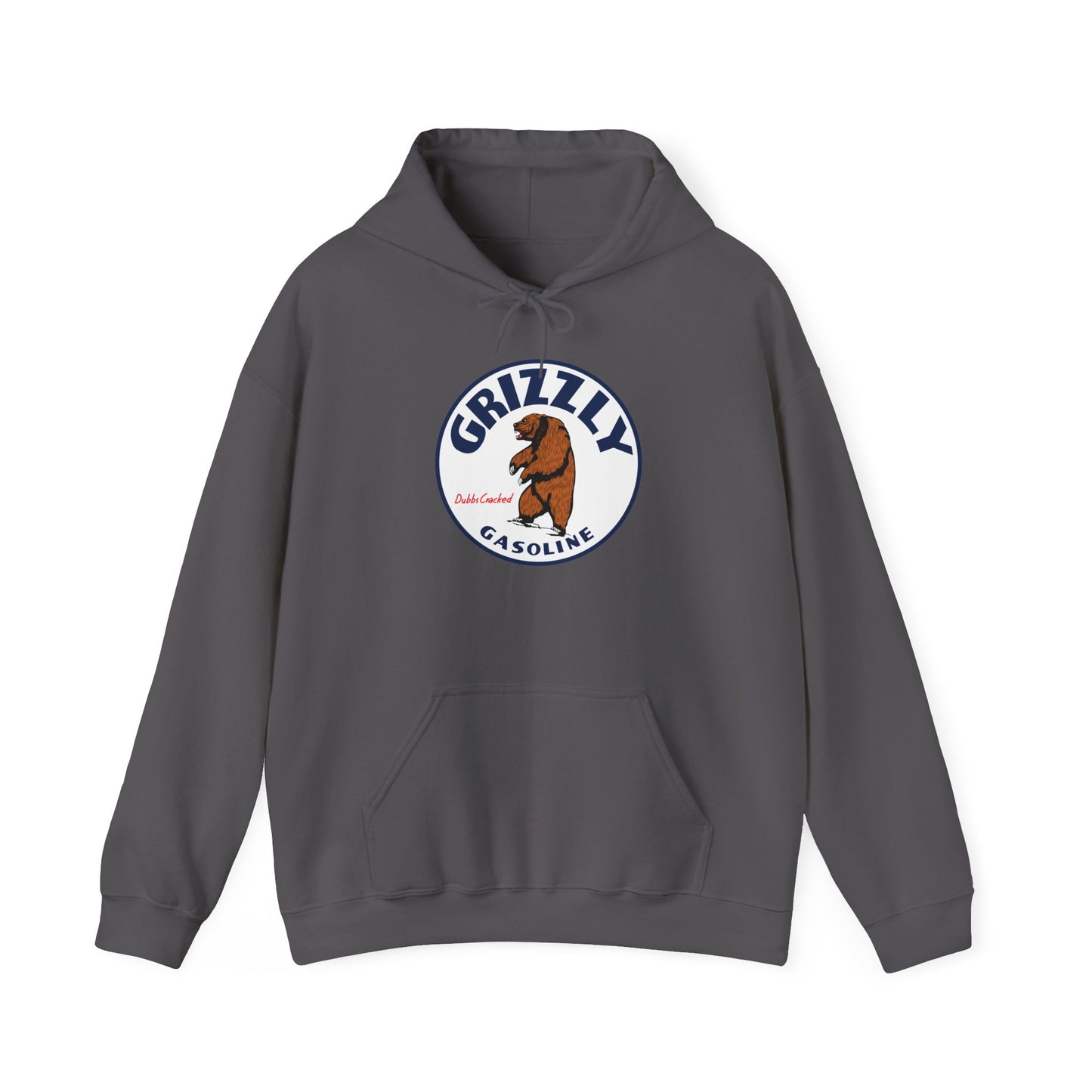 Grizzly Gasoline Logo Hoodie – Retro Bear Graphic Sweatshirt