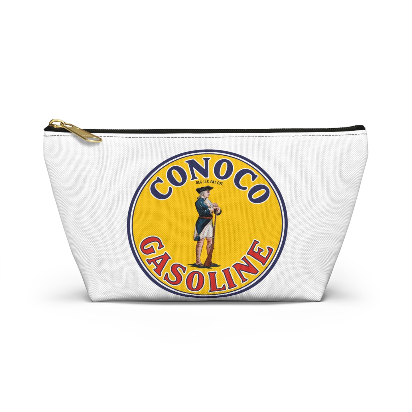 Conoco Minute Man Accessory Pouch — Vintage Petroliana Gift | The Faded Label Co.