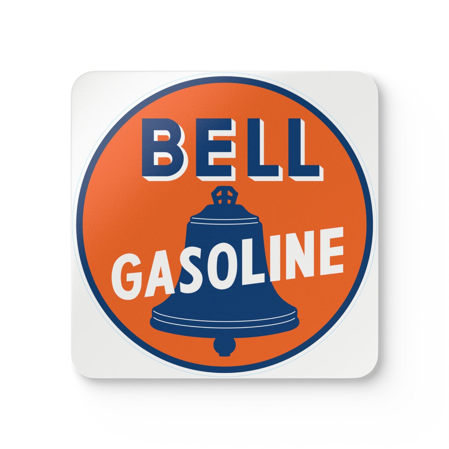 Bell Gasoline coaster set — vintage petroliana gift — The Faded Label Co.
