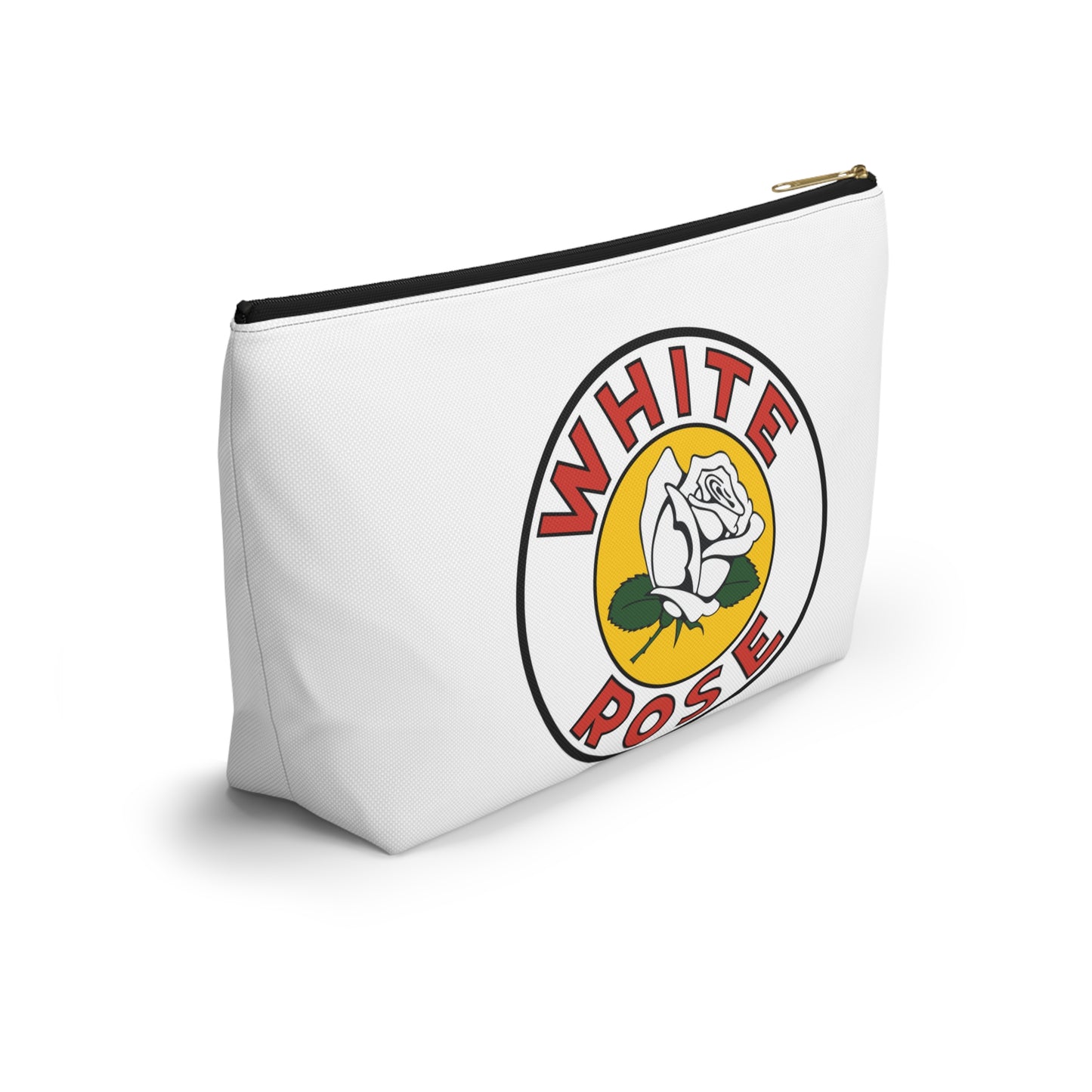 White Rose Gasoline Accessory Pouch — Vintage Canadian Petroliana Gift | The Faded Label Co.
