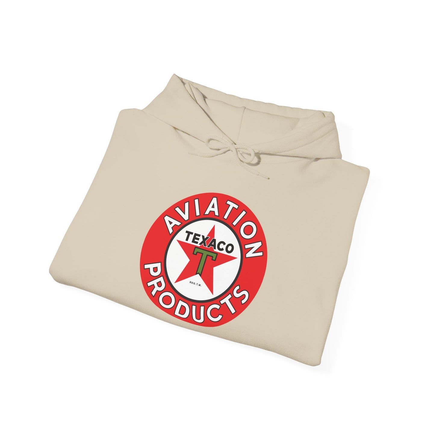 Texaco Aviation Products Hoodie — Vintage Aviation Logo Sweatshirt