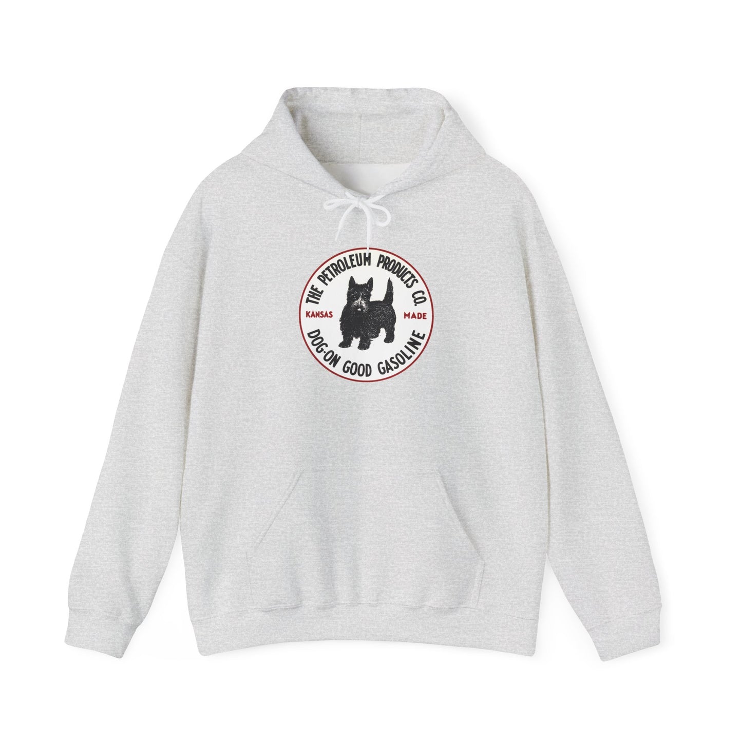 "Dog On Good GasolinScottie Dog Logo Hoodie — e" Vintage-Inspired Sweatshirt