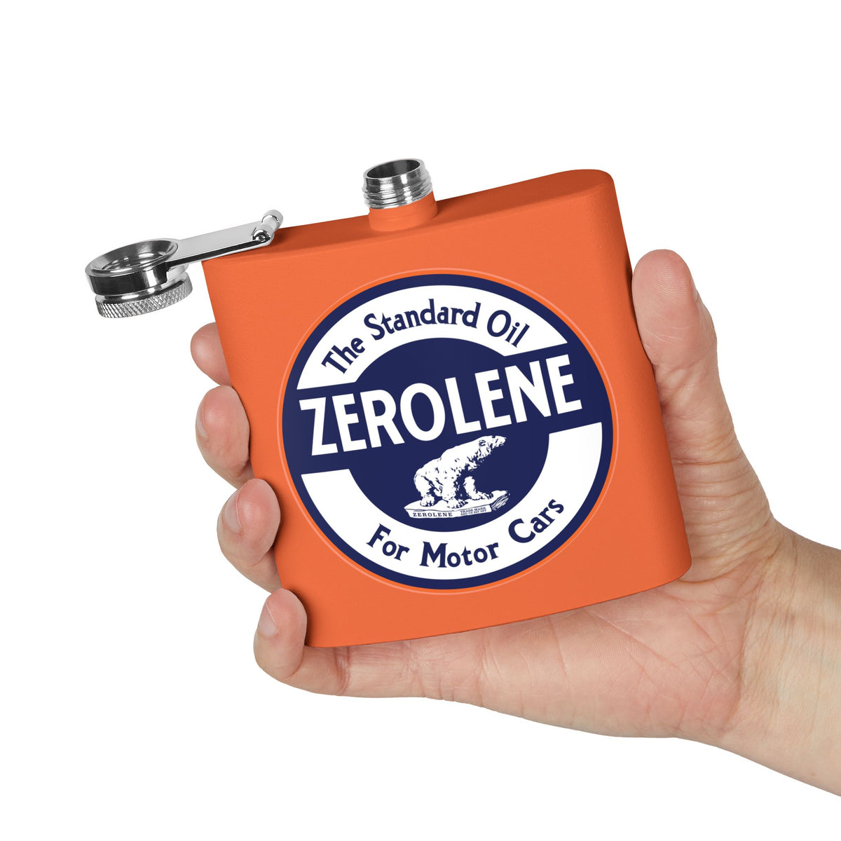 Zerolene Flask — Vintage Standard Oil Petroliana Gift | The Faded Label Co.