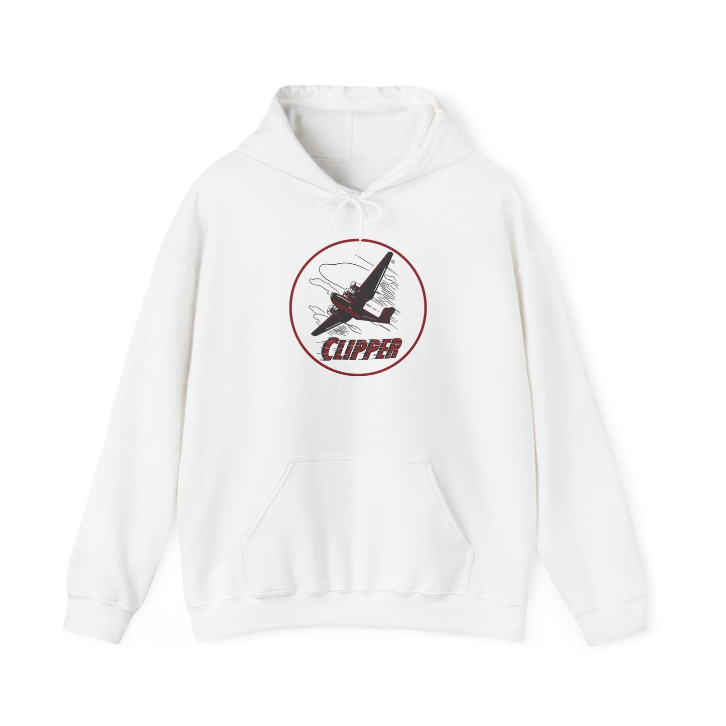 Aviation Clipper Hoodie – Vintage Plane Graphic Pullover