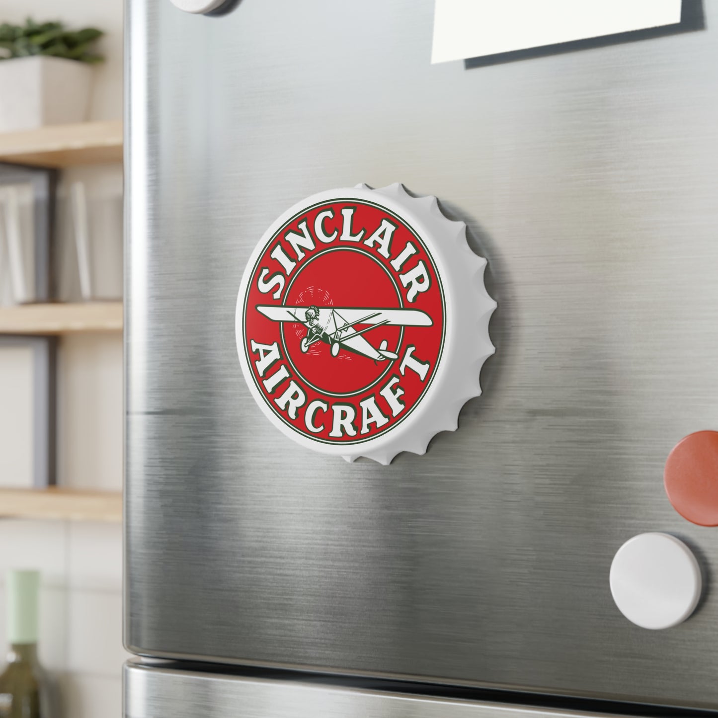 Sinclair Aircraft Bottle Opener — Vintage Petroliana Gift | The Faded Label Co.