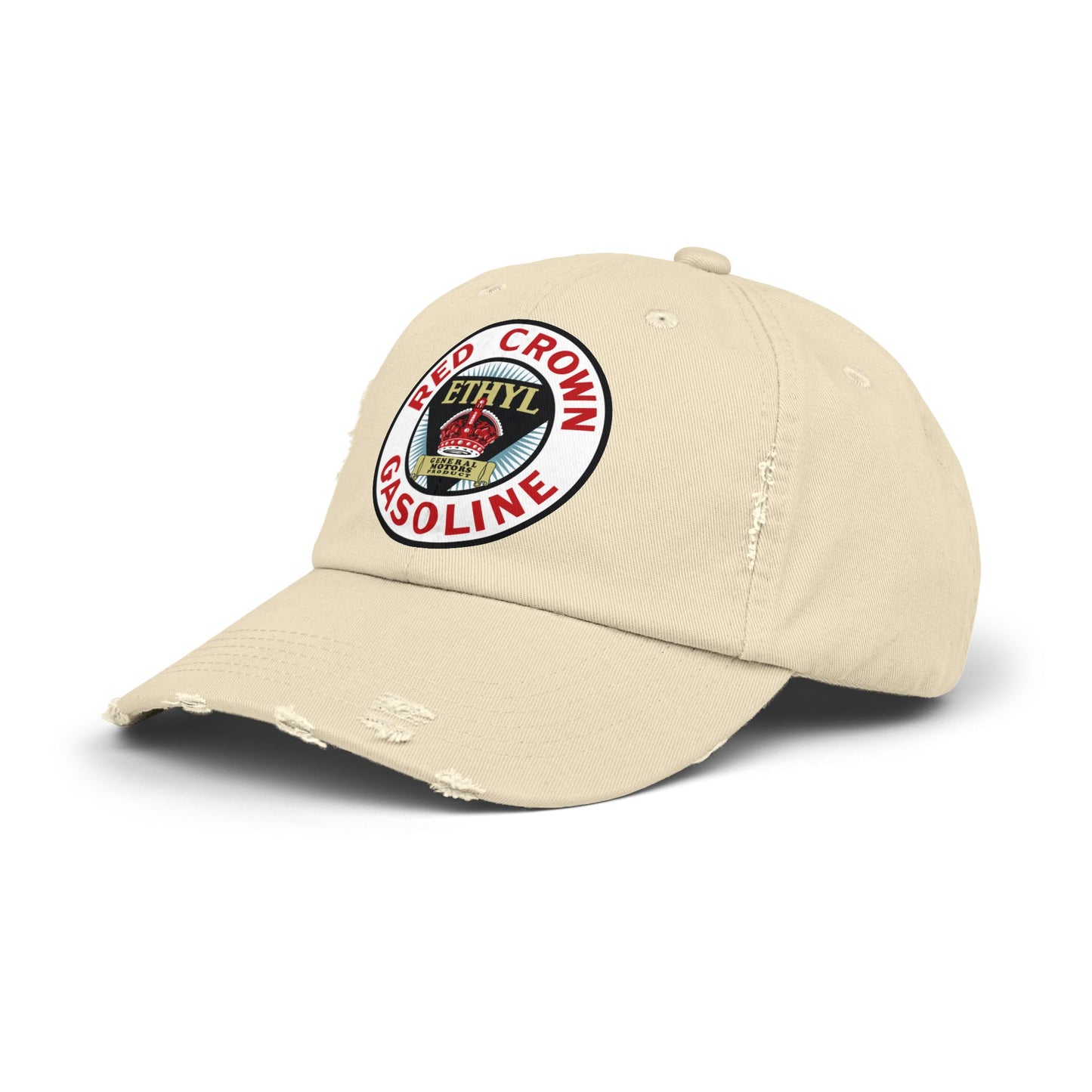 Red Crown Ethyl Distressed Cap — Vintage Standard Oil Petroliana Hat | The Faded Label Co.
