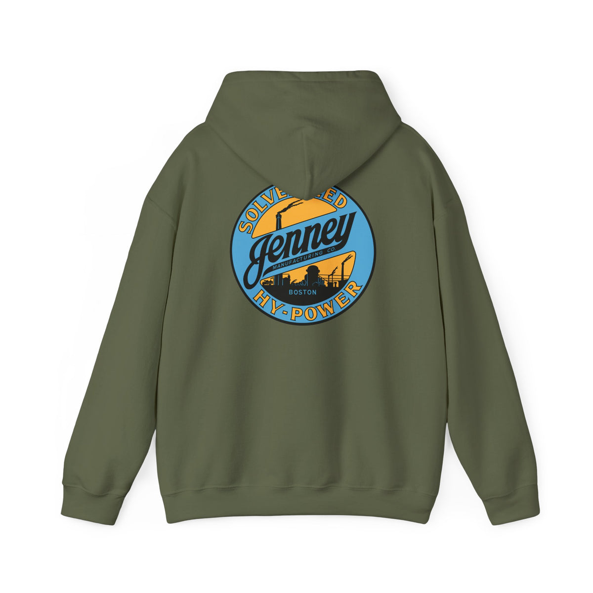 Jenney Hy-Power Hoodie — Vintage Boston Petroliana | The Faded Label Co.